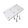 Fester Unterseite Montage Quadratische Flache Platten Halterung für Elektrischer Linearantrieb B
