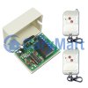 10A 2-Kanal DC Funk Sender-Empfänger-Set Türöffner Rolladenmotor Controller mit Momentan Modus